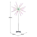 Outdoor Christmas Light Starburst Display - 270cm