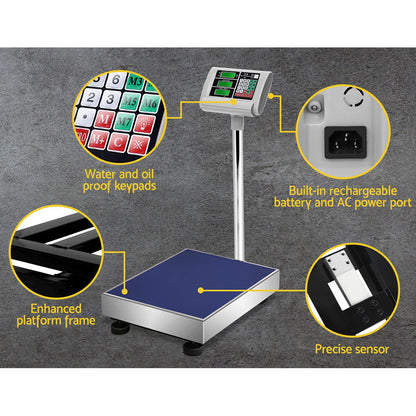 Platform Scales Digital 300Kg Electronic Scale Counting Lcd
