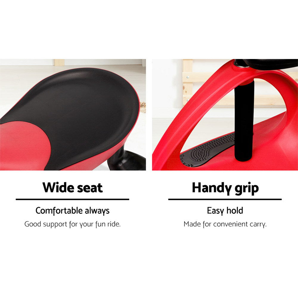 Kids Ride On Swing Car  - Red