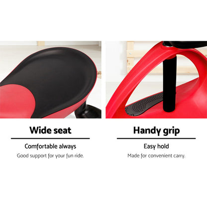 Kids Ride On Swing Car  - Red