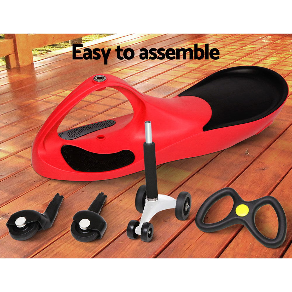 Kids Ride On Swing Car  - Red