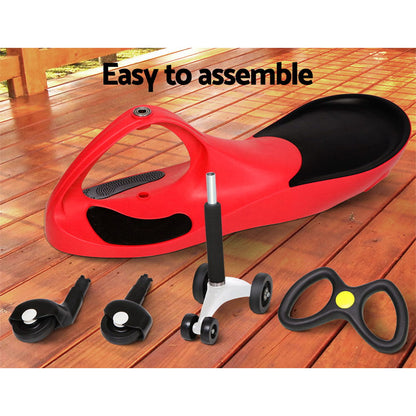 Kids Ride On Swing Car  - Red