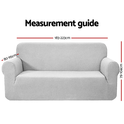 Sofa Cover Couch Covers 3 Seater High Stretch Grey