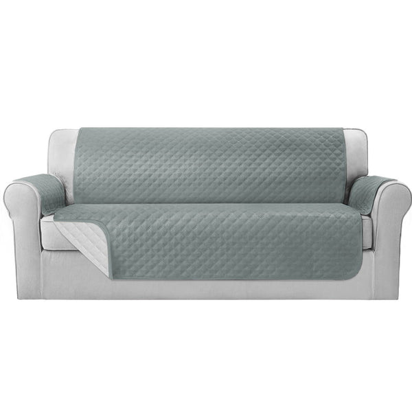  Sofa Cover Couch Covers 4 Seater 100% Water Resistant Grey