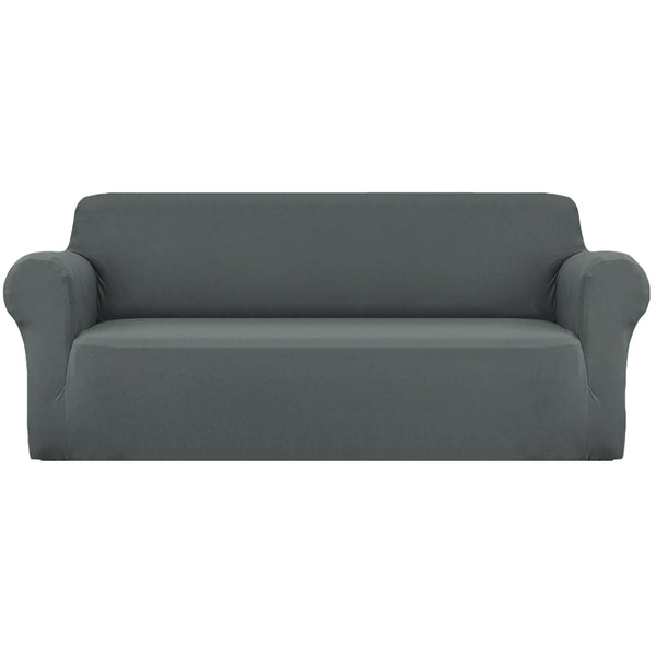  Sofa Cover Couch Covers 4 Seater Stretch Grey