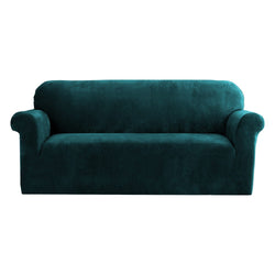 Sofa Cover Couch Covers 3 Seater Velvet Agate Green
