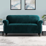 Sofa Cover Couch Covers 3 Seater Velvet Agate Green