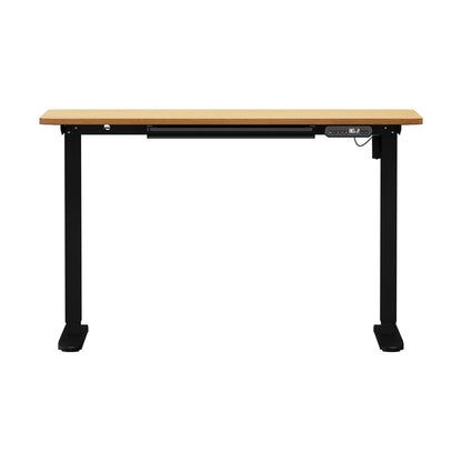 120CM Electric Standing Desk with Drawer Height Adjustable White & Oak