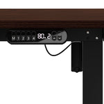 120cm &140cm Electric Standing Desk With Drawer Adjustable Black