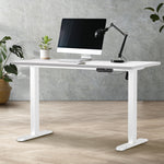 Electric Standing Desk Single Motor Black&White 140CM