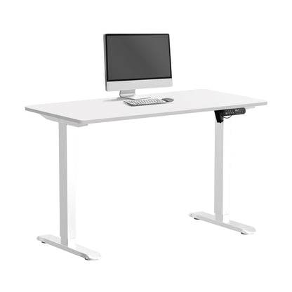 Electric Standing Desk Single Motor Black&White 140CM