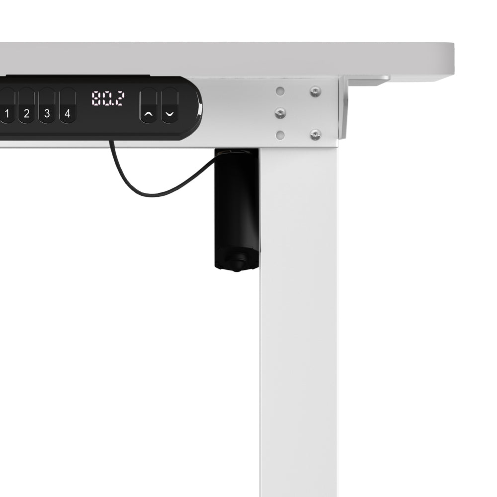 Electric Standing Desk Single Motor Black&White 140CM