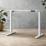 Discover the Stylish White Frame Standing Desk for Home Offices