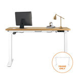 Discover the Stylish White Frame Standing Desk for Home Offices