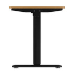 Standing Desk Electric Height Adjustable Motorised Sit Stand Desk Black and OAK