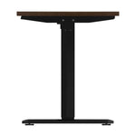 Standing Desk Electric Height Adjustable Motorised Sit Stand Desk 140cm Black and Walnut
