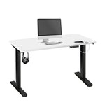 Sit Stand Desk Motorised Adjustable 160cm Black&Oak