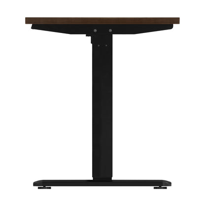 Standing Desk Electric Height Adjustable Motorised Sit Stand Desk 150 Black and Walnut