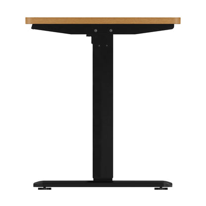 Sit Stand Desk Motorised Adjustable 160cm Black&Oak