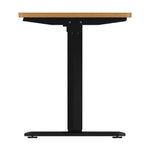 Sit Stand Desk Motorised Adjustable 160cm Black&Oak