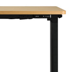 Sit Stand Desk Motorised Adjustable 160cm Black&Oak