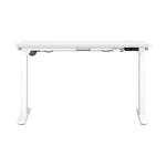 Standing Desk Electric Height Adjustable Motorised Sit Stand Desk 120cm All White