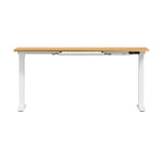 160cm Standing Desk With Drawer Motorized Adjustable White