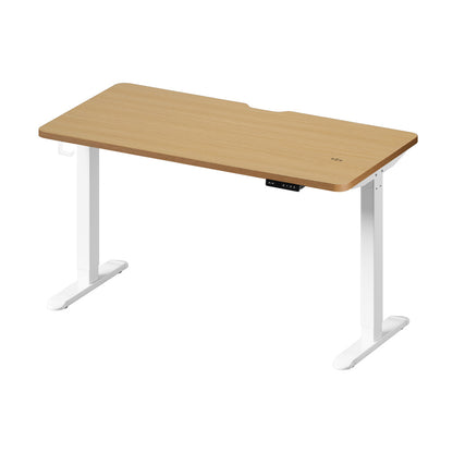 Standing Desk Wireless Charging Single Motor 140CM Black/White