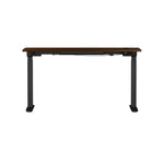 140cm Electric Standing Desk with Drawer Adjustable White & Black Walnut