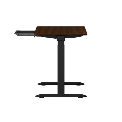 160cm Electric Standing Desk w/ Drawer Adjustable Oak White & Black