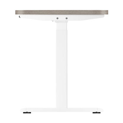 140cm Electric Standing Desk Dual Motor Black&Grey-Oak
