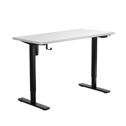 Electric Standing Desk Single Motor White 150cm
