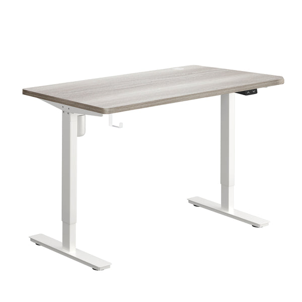  140CM Electric Standing Desk Adjustable Black&Grey-Oak