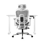 Office Desk and Chair Set Mesh Ergonomic Chair Sit-stand Desk