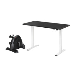 140cm Electric Standing Desk with Mini Pedal Exercise Bike Home Office