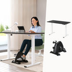 140cm Electric Standing Desk with Mini Pedal Exercise Bike Home Office
