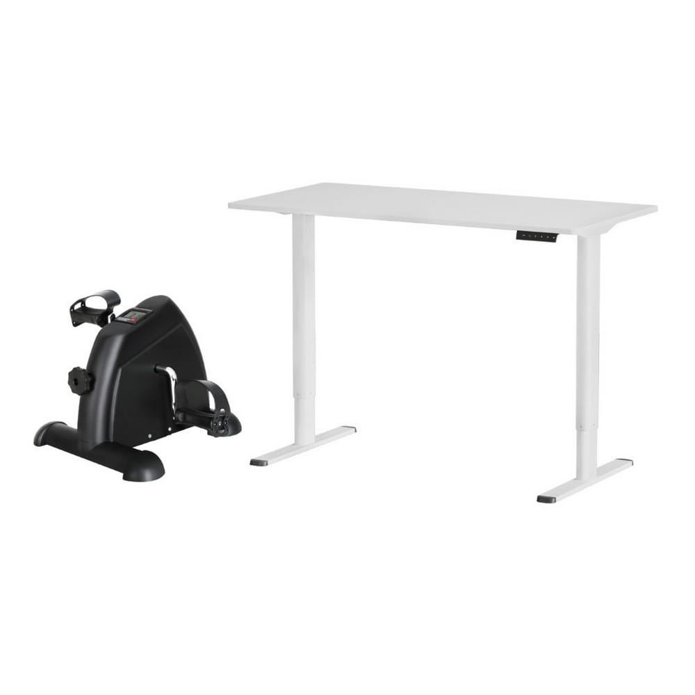 Electric Standing Desk With Exercise Bike 120x60x73cm