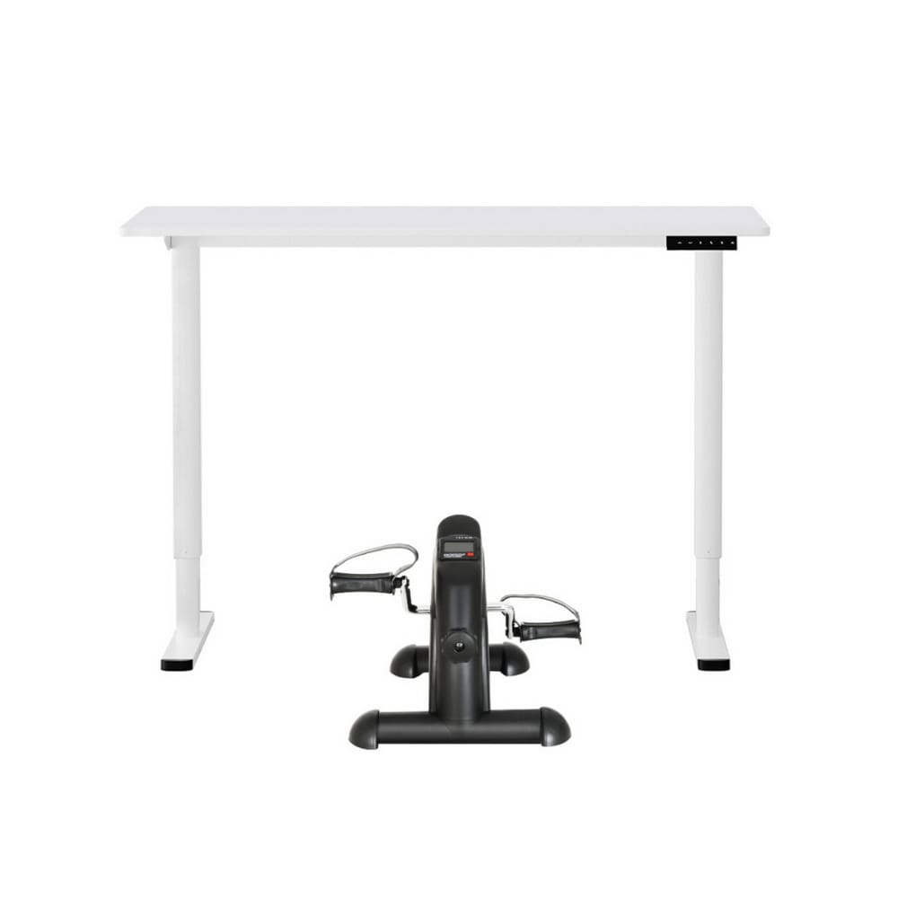 Electric Standing Desk With Exercise Bike 120x60x73cm