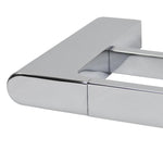 Double Towel Rail 70cm Wall Mounted Rack Bar Holder in Chrome Finish