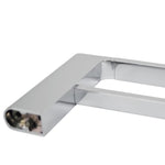 Double Towel Rail 70cm Wall Mounted Rack Bar Holder in Chrome Finish