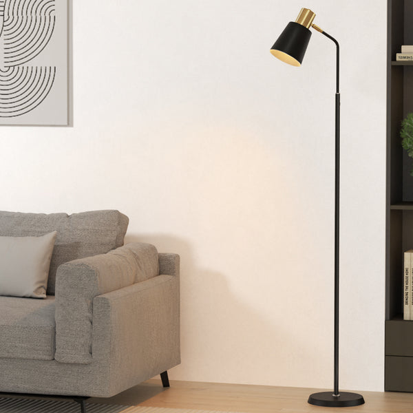  Floor Lamp LED Light Stand Modern Home Living Room Office Reading Black