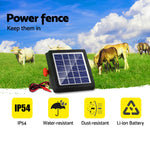 4Km Electric Fence Energiser Solar Energizer Charger Farm Animal 0.13J