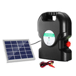 8Km Electric Fence Energiser Solar Energizer Charger Farm Animal 0.3J