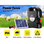 Electric Fence Energiser Solar Fencing Energizer Charger Farm Animal 10Km 0.5J