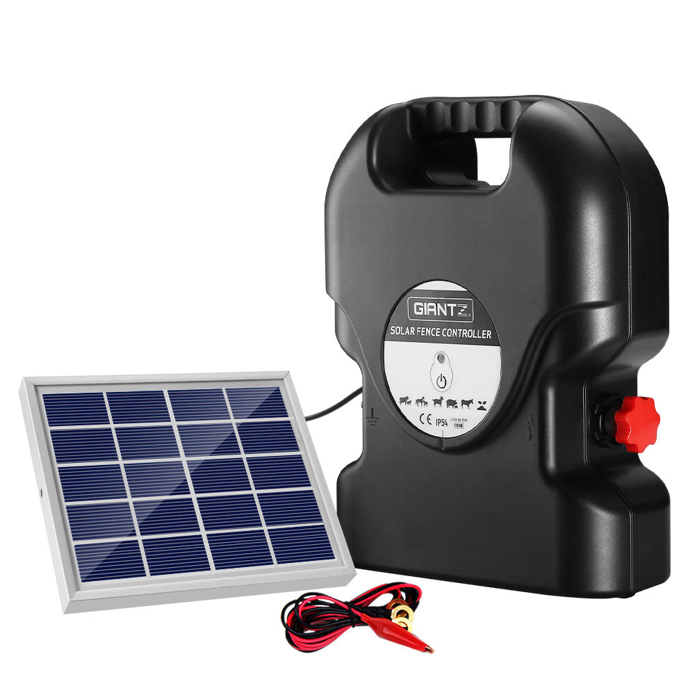 Electric Fence Energiser Solar Fencing Energizer Charger Farm Animal 15Km 0.8J