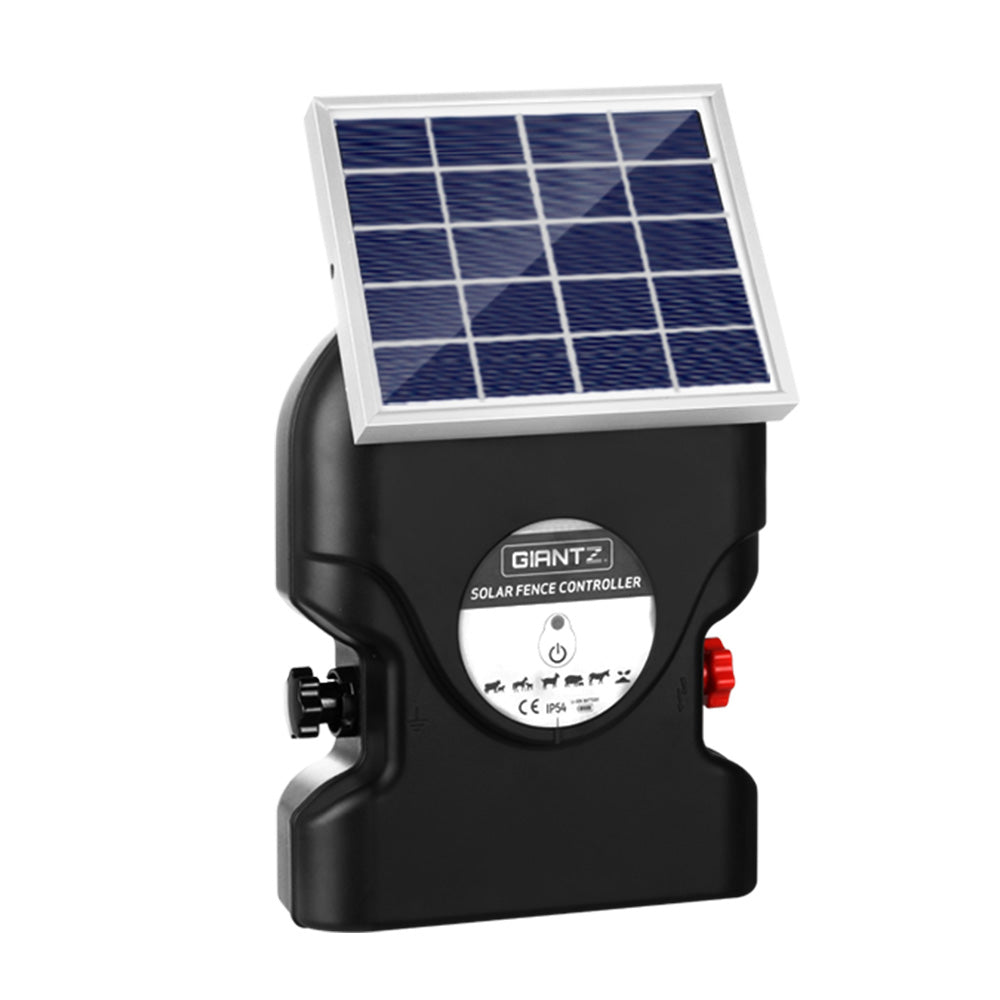 Electric Fence Energiser Solar Fencing Energizer Charger Farm Animal 15Km 0.8J
