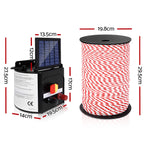 Electric Fence Energiser 5km Solar Powered Charger