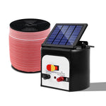 8km Solar Electric Fence Energiser Charger