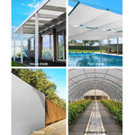 50% Shade Cloth 1.83X10M Shadecloth Wide Heavy Duty White