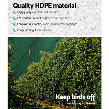Heavy-Duty 90% Shade Cloth - 1.83x30M Green